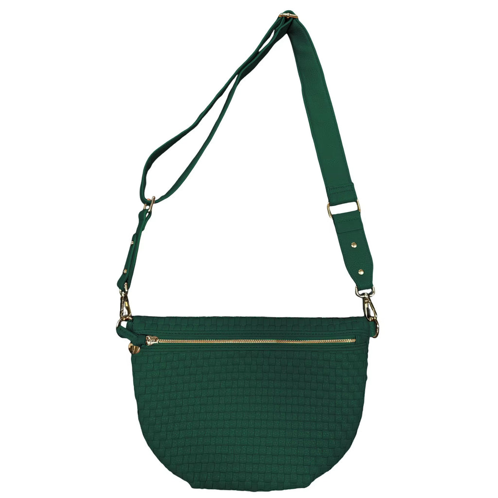 Lumi Woven Crossbody Bag