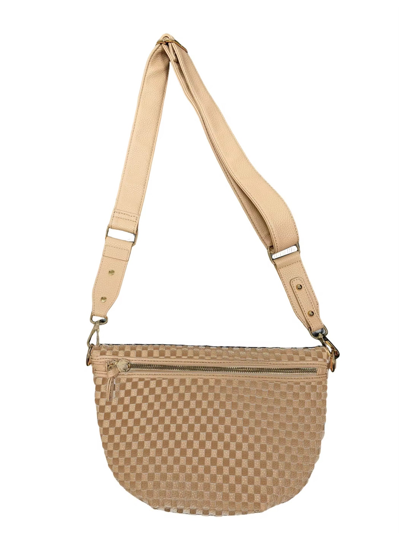 Lumi Woven Crossbody Bag