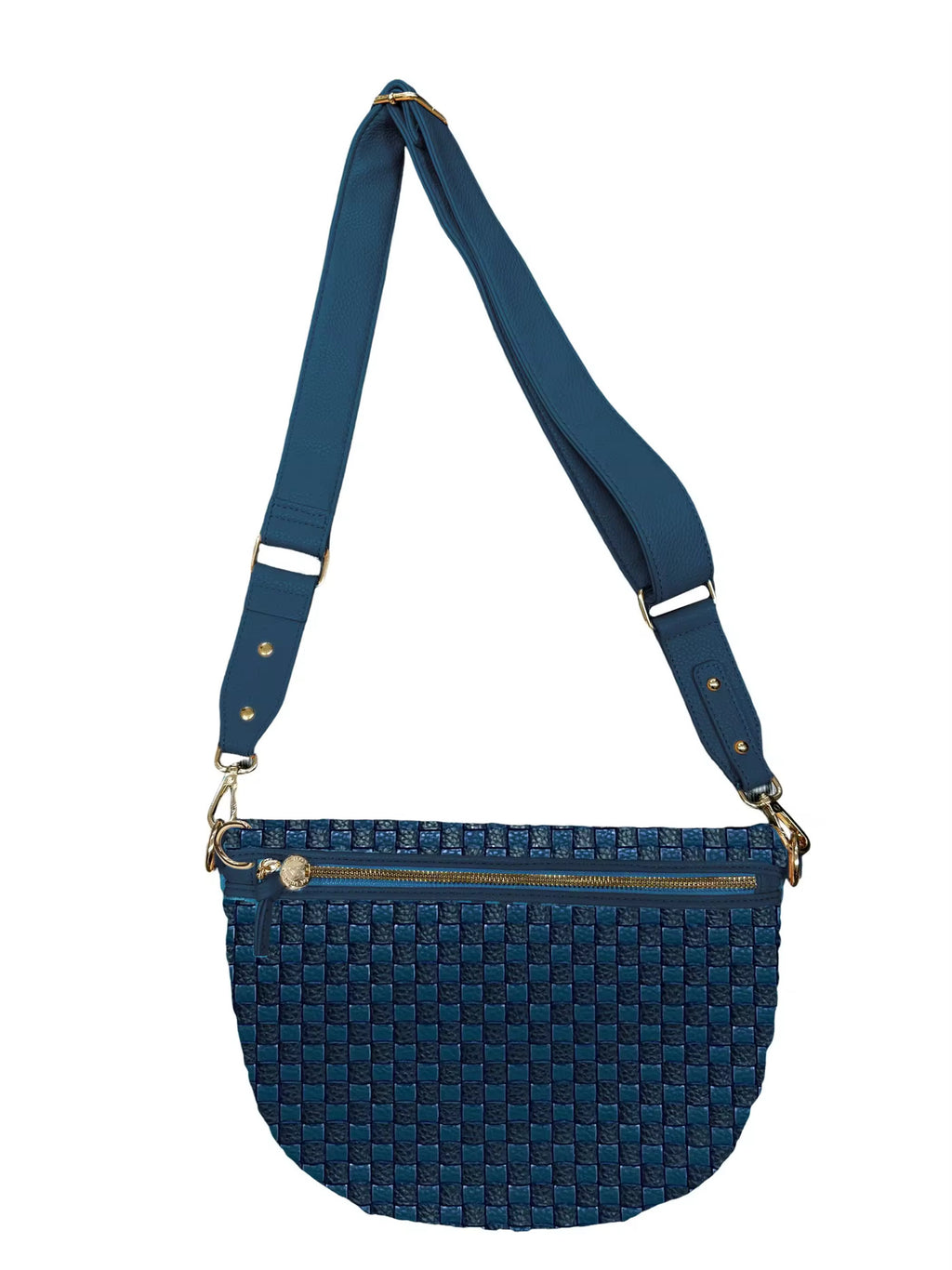 Lumi Woven Crossbody Bag