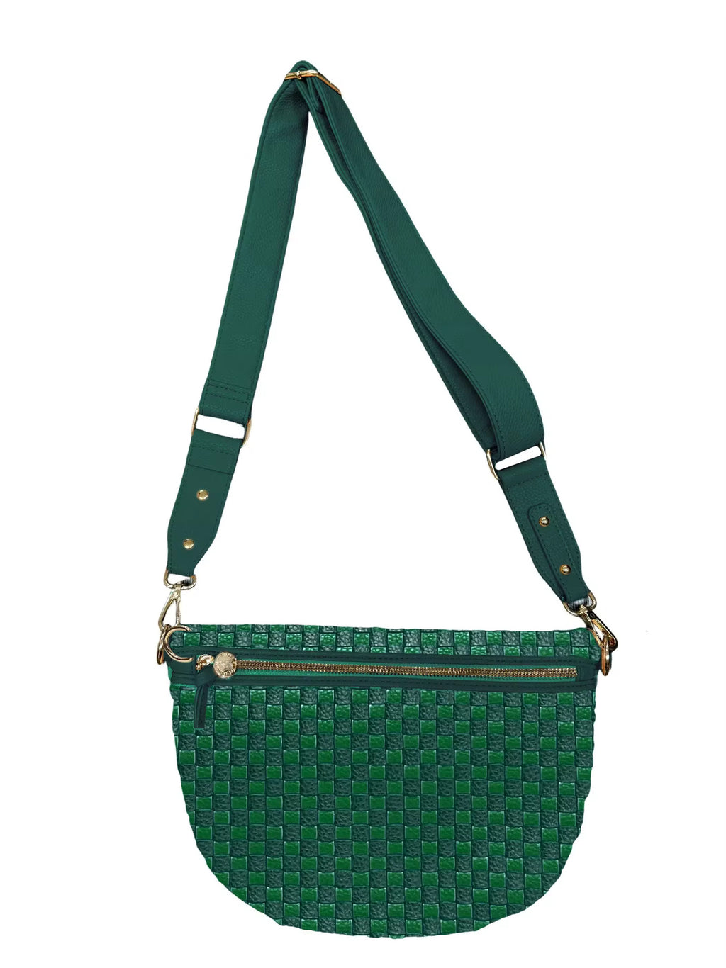 Lumi Woven Crossbody Bag