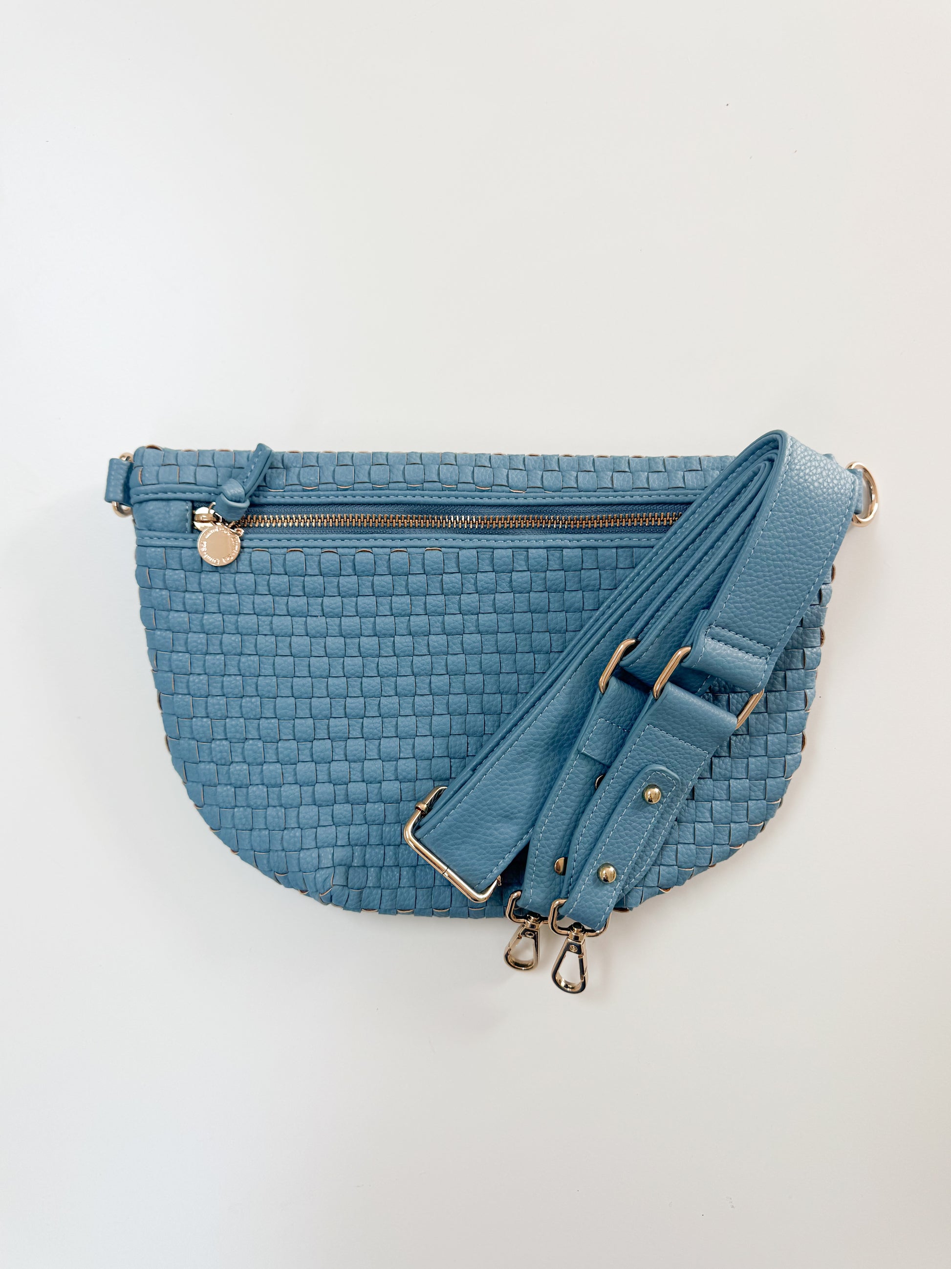 Lumi Woven Crossbody Bag