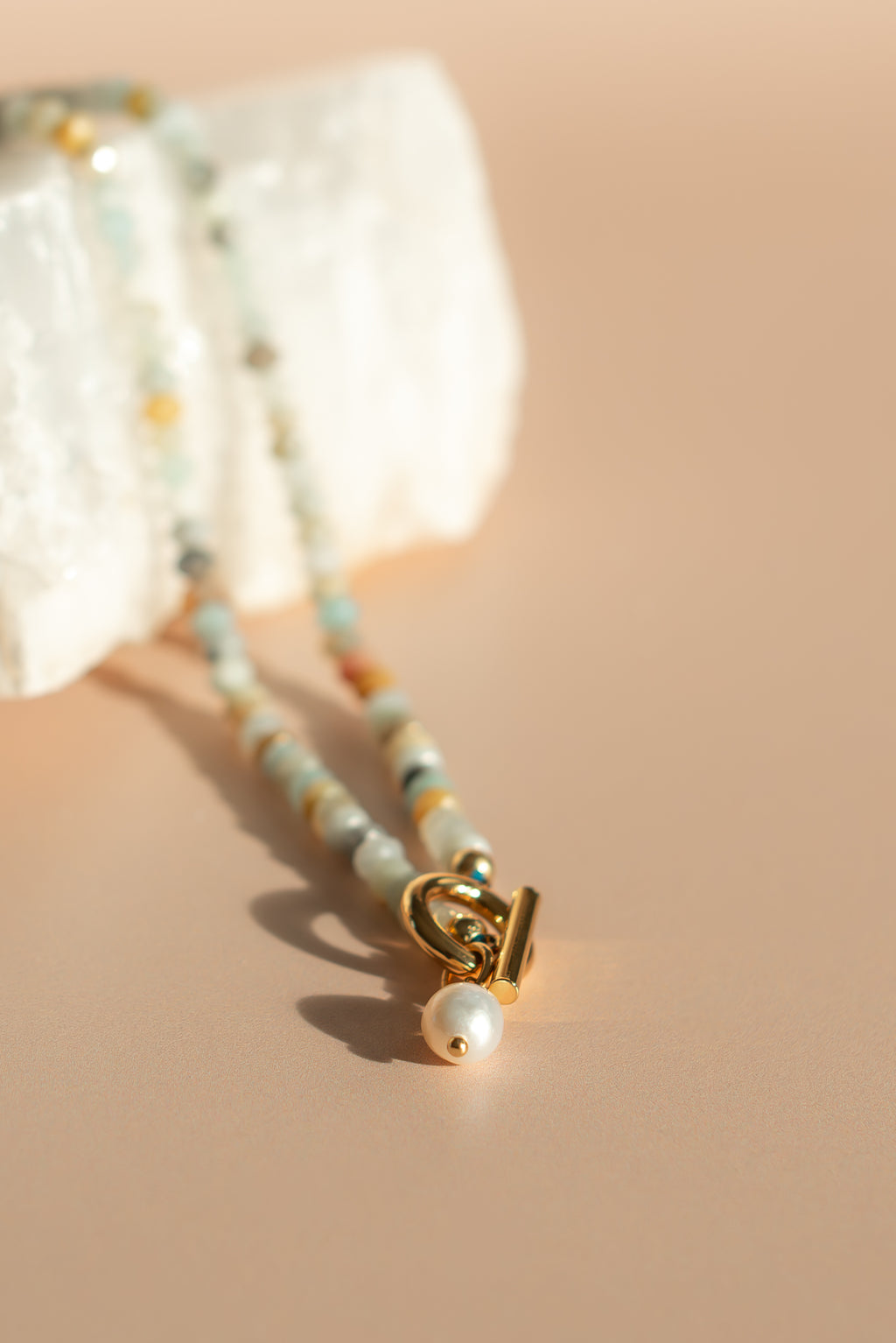 Seaglass Pearl Necklace