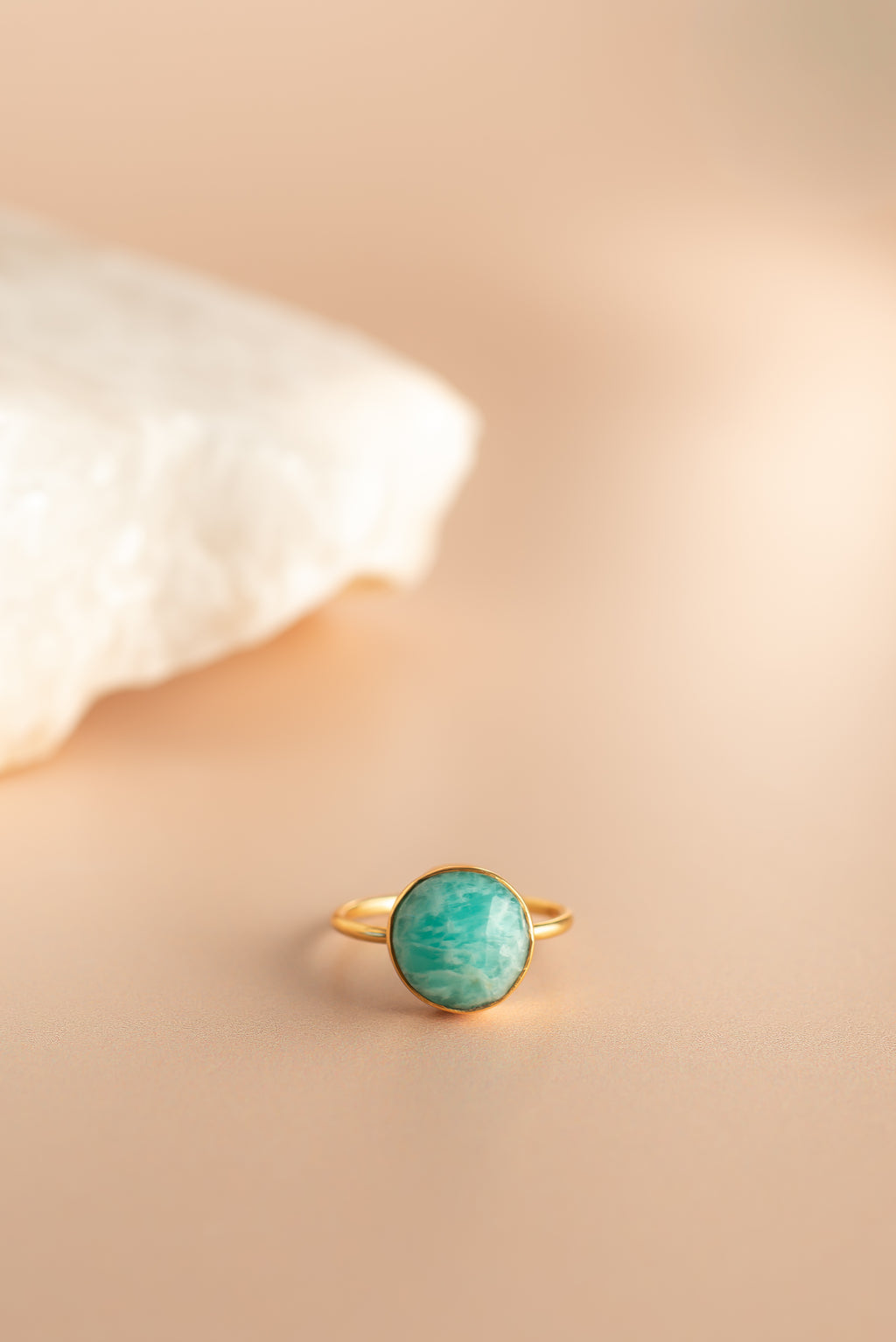 Azure Tide Circle Ring